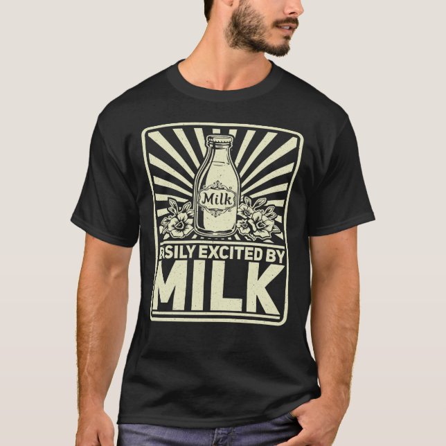 Lätt Exalterad Av Retro Solstrålning T Shirt (Framsida)