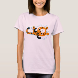 Lätt fram Tecknad Tiger Women T-Shirt