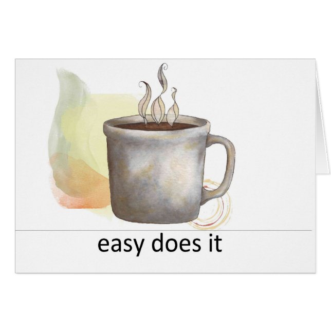 "lätt gör det ", hälsningskort (Framsidan Horizontal)