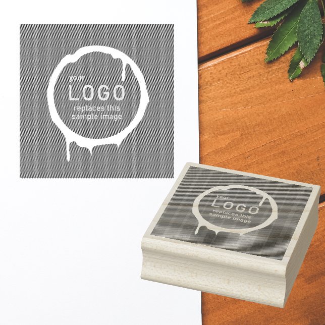 Lätt gör din egen etsade firmalogo stämpel (Elevate your small business with our custom logo stamp - Professional, Easy to Make, and Quick!)