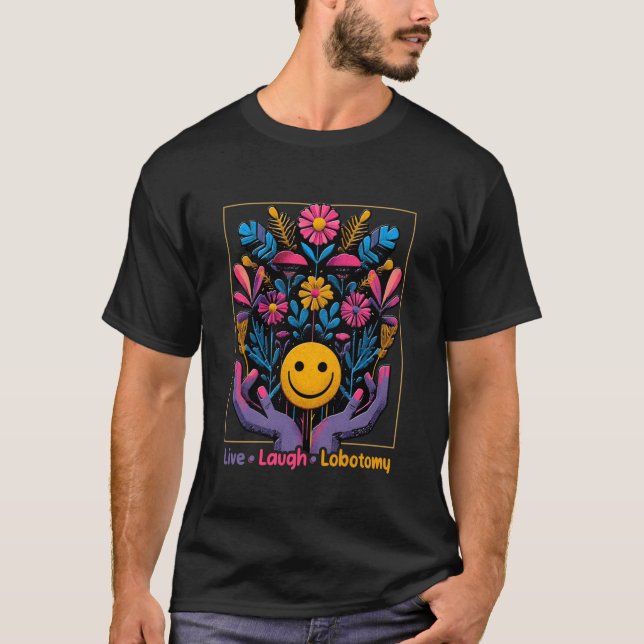 Lätt Leende Lobotomi T Shirt (Framsida)