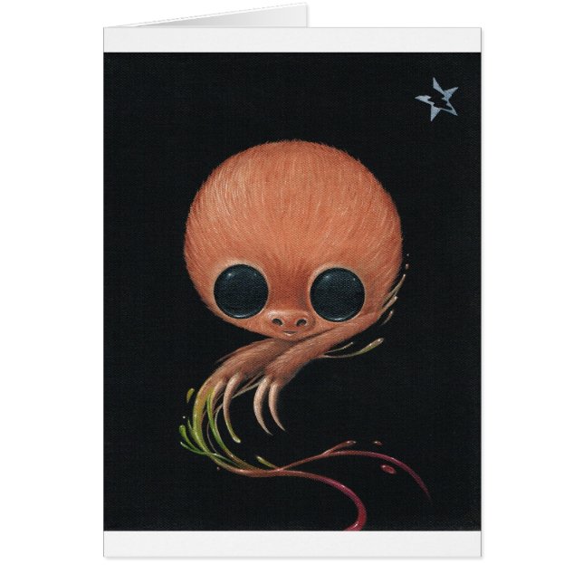 Lätt lik söndagmorgon hälsningskort (Framsidan)