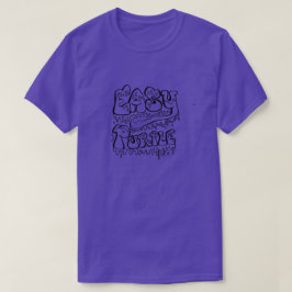 Lätt lila T-shirt