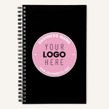 Lätt logoutbyte & redigerbar text | Rosa/Gör-det-s