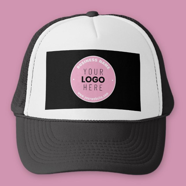 Lätt logoutbyte & redigerbar text | Rosa/Gör-det-s Keps (Skapare uppladdad)
