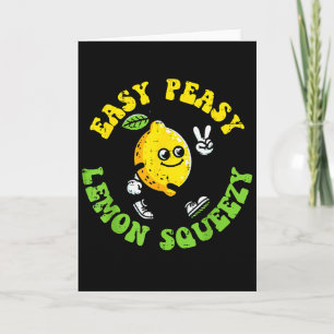 Lätt Peasy Citron Squeezy Fred Roligt Talesätt Män Kort