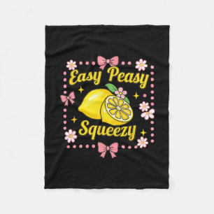 Lätt Peasy Citron Squeezy Lemonad Crew Rolig Citro Fleecefilt