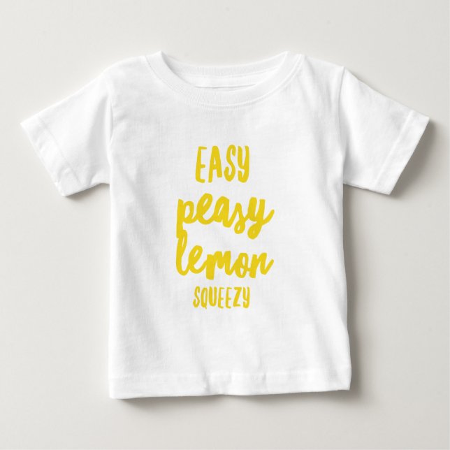 Lätt Peasy citron Squeezy Tee (Framsida)