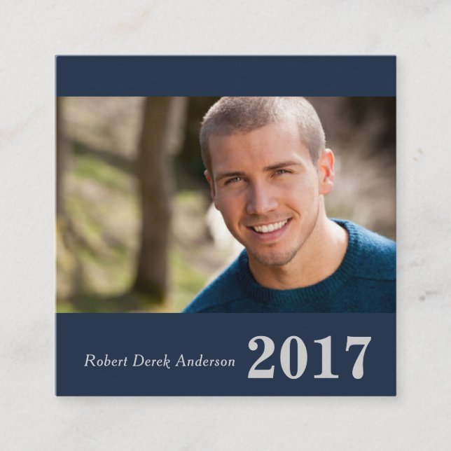 Lätt-Redigerar kända kort för studenten kvadrerar (Framsida)