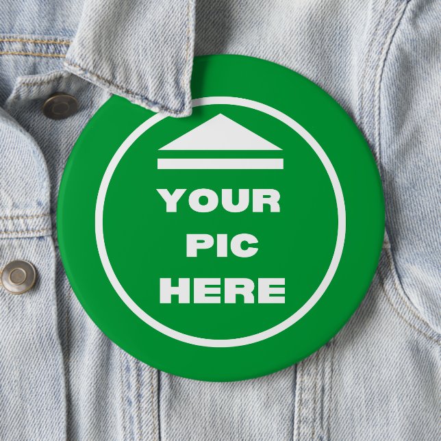 LÄTT! Rund knapp - kolossal, 6 tum - Anpassningsba (In Situ)