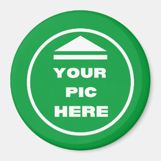 LÄTT! Runda magneter - stora, 3 tum - Anpassningsb