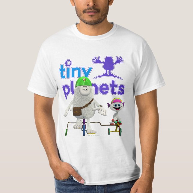 Lätt ryttare för mycket lilla planet tee (Framsida)
