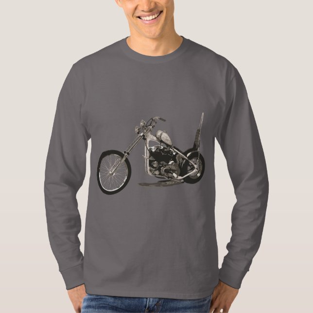 Lätt ryttareHarley Sportster avbrytare T Shirt (Framsida)