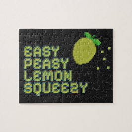 Lätt Sås Citron Squeeze Pixel Art Pussel