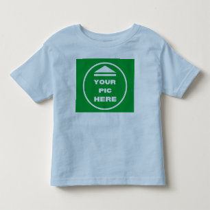 LÄTT! Småbarn Bra Jersey T-Shirt - Blue - Anpassni