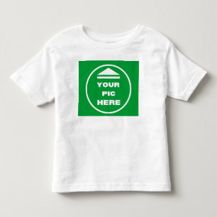 LÄTT! Småbarn Bra Jersey T-Shirt - White - Anpassn