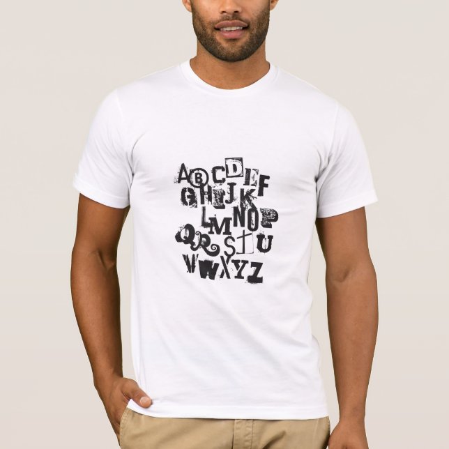 lätt som Abc. Tee Shirt (Framsida)