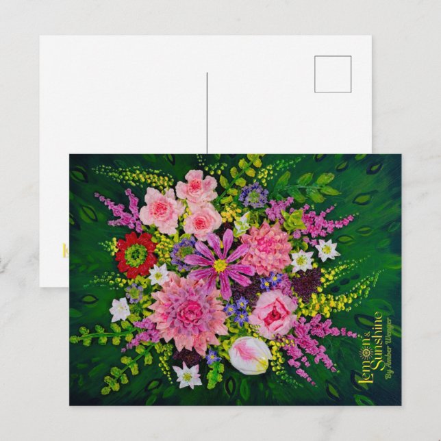 "Lätt som en fe" Vykort (Fram/baksida)