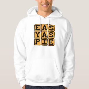 Lätt som en plätt, Mycket enkel Sweatshirt Med Luva