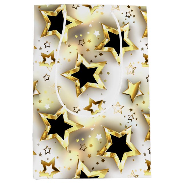 Lätt sömlös med guld-stjärnor (Framsidan)