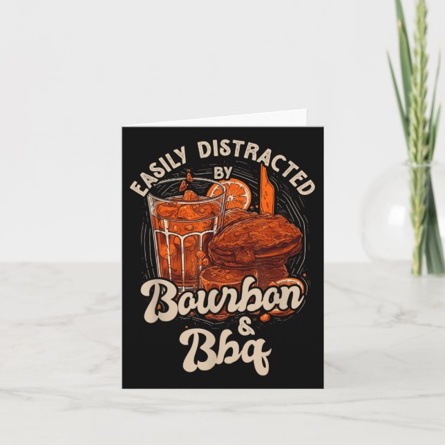 lätt spridd av Bourbon och BBQ Kort (Framsida)