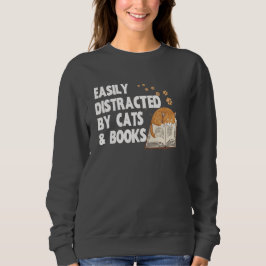 lätt spridd av katter och Bokar | Bok Älskare T Shirt