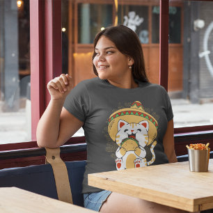 lätt spridd av katter och takos t shirt