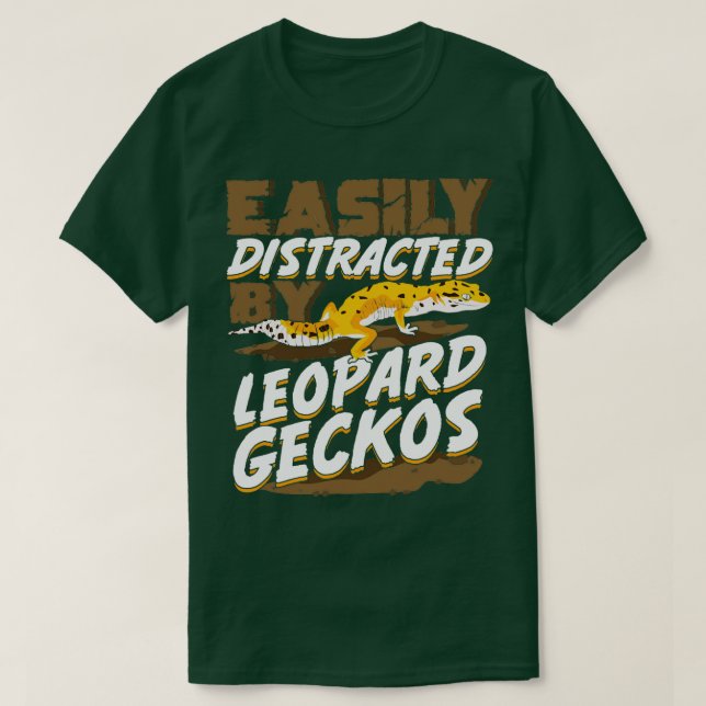 lätt spridd av Leopard Geckos T Shirt (Design framsida)