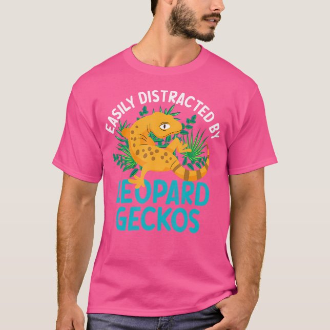 lätt spridd av Leopard Geckos T Shirt (Framsida)