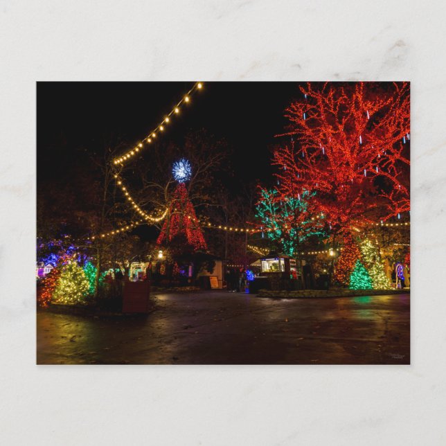 Lätt upp det för julkort vykort (Framsida)