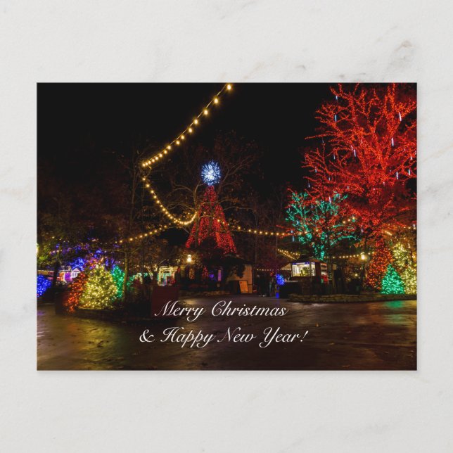 Lätt upp det för julvykort vykort (Framsida)