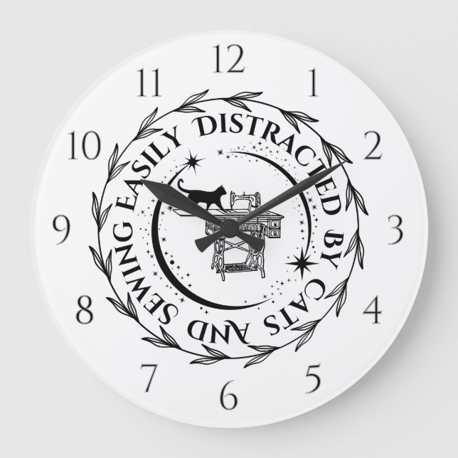 lätt uppdelade efter katter och såg stor klocka (Framsida)