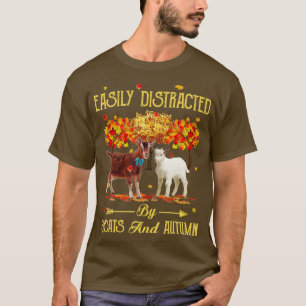 lätt utspridd av getter och höstsäsong t shirt