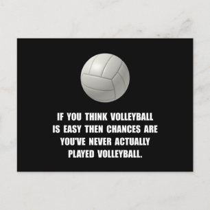 Lätt Volleyball Vykort