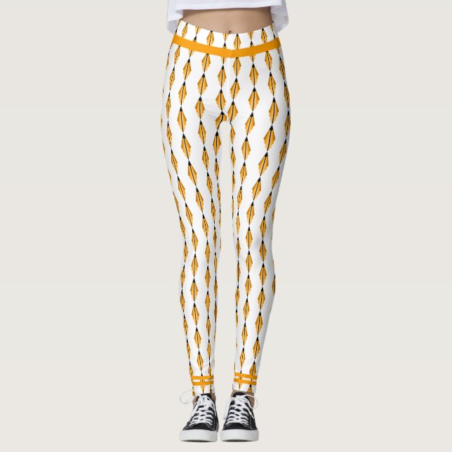 Lätta orangar leggings (Framsida)