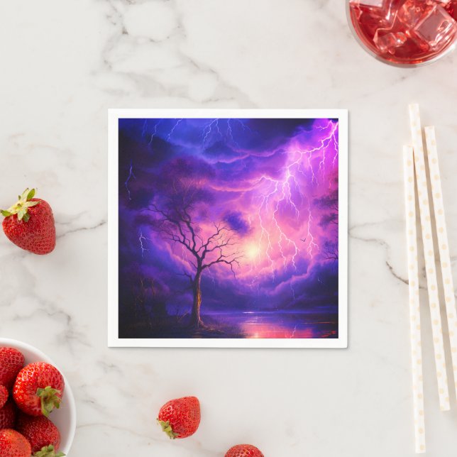 Lättande storm pappersservett (Insitu)