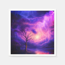 Lättande storm pappersservett