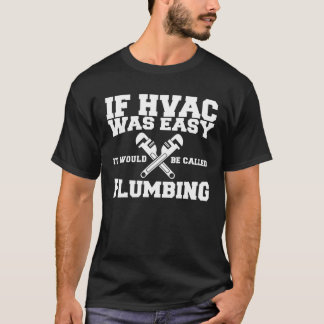 Lättanvänd HVAC Gift För manar Coola HVAC Easy Tec T Shirt