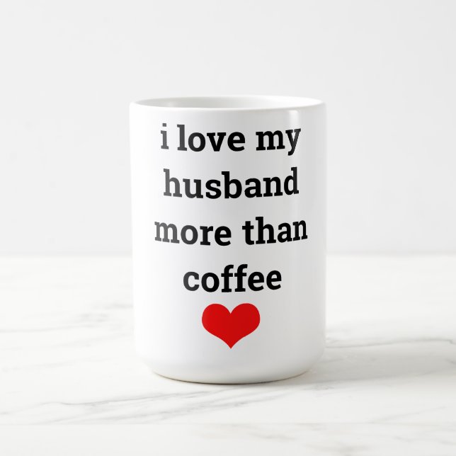 Lättare Alla hjärtans dag Kaffe I Kärlek Make-gåva Kaffemugg (Center)