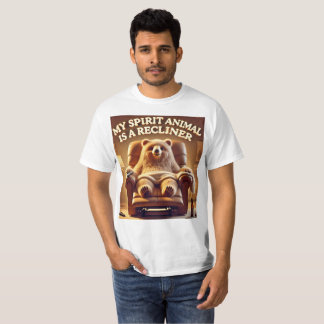 Lättare Älskare-recliner T-Shirt-design. T Shirt