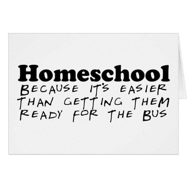 Lättare än bussen hälsningskort (Framsidan Horizontal)