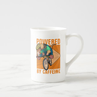 Lättare Anteater med Caffeine Cyclist Tecknad Benporslin Mugg