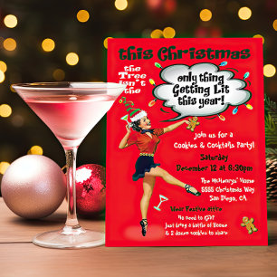 Lättare att hämta kakor och Cocktails Party Inbjudningar