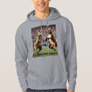 Lättare Australian Kangaroos Spelande Football Hoodie