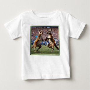 Lättare Australian Kangaroos Spelande Football T Shirt