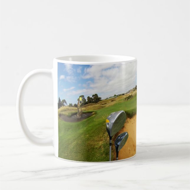 Lättare australiska Golf Design, kaffe Mugg (Vänster)