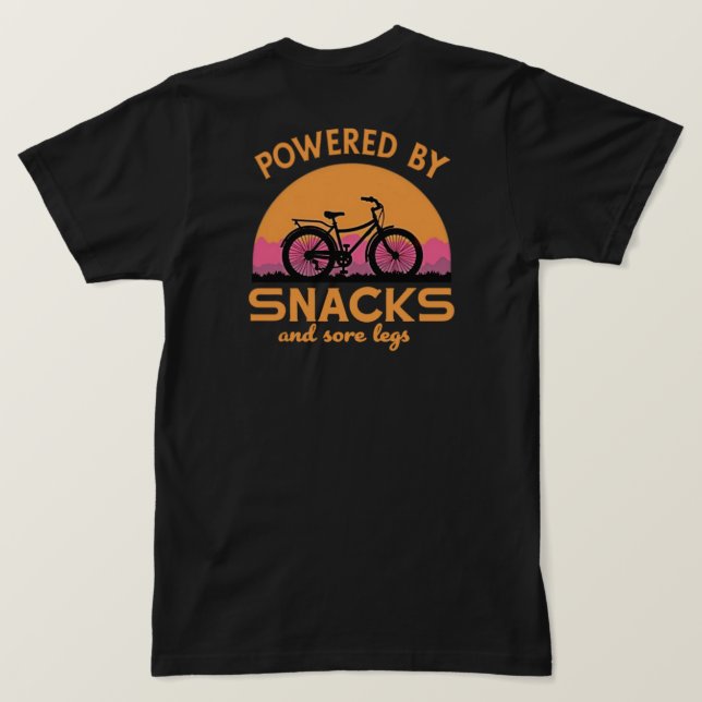 Lättare Äventyr-cykelcitat för Riders Älskare T Shirt (Design baksida)