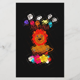 Lättare Baby Lejona Kung: Hakuna Matata Art Design Brevpapper