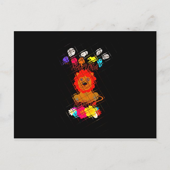 Lättare Baby Lejona Kung: Hakuna Matata Art Design Vykort (Framsida)