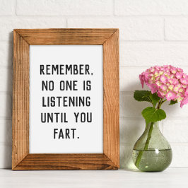 Lättare badrumsmursmur Art Minimalistisk fart-cita Poster
